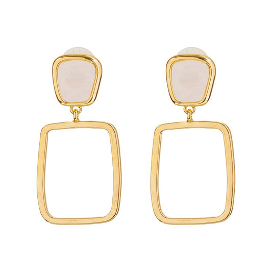 White Dip Earrings | Western Jewellery | Modern Design | Best Quality