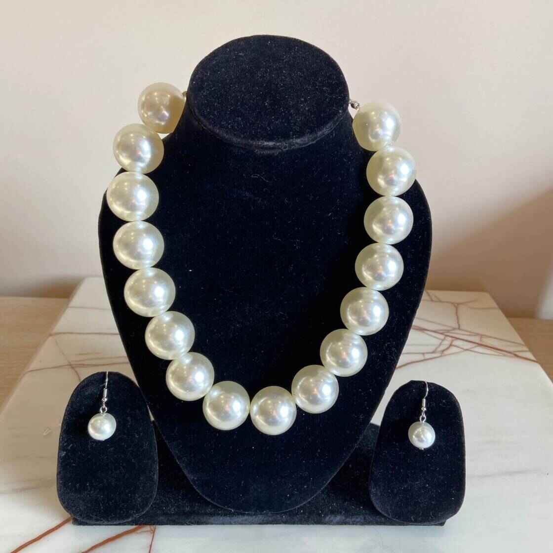 White Pearl Necklace - By Jewellery Hat® - Fashion Jewellery January 2023