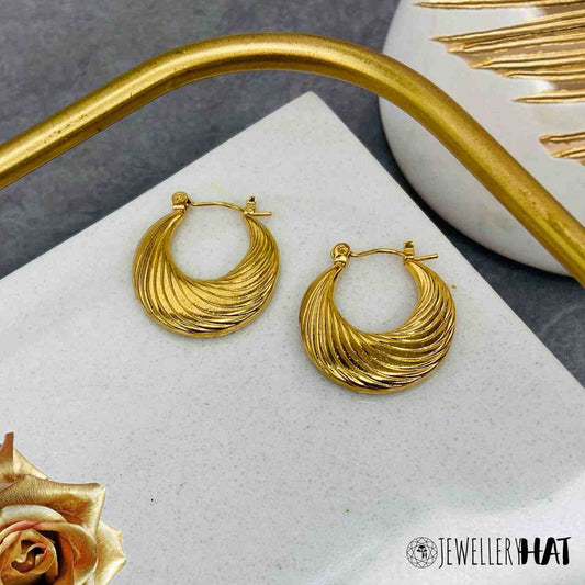 Women's Gold Bali Earrings