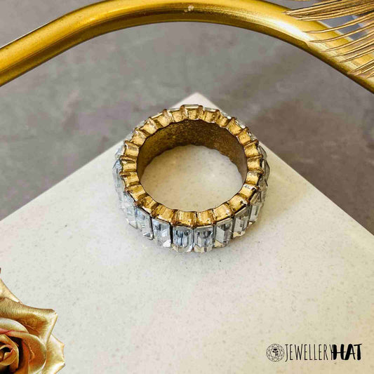 Women's Heavy Ring Design Gold