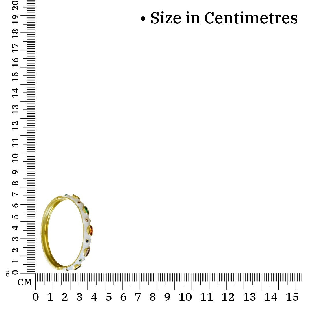 Candy Yum Yum Bracelet | Cotton White Kada