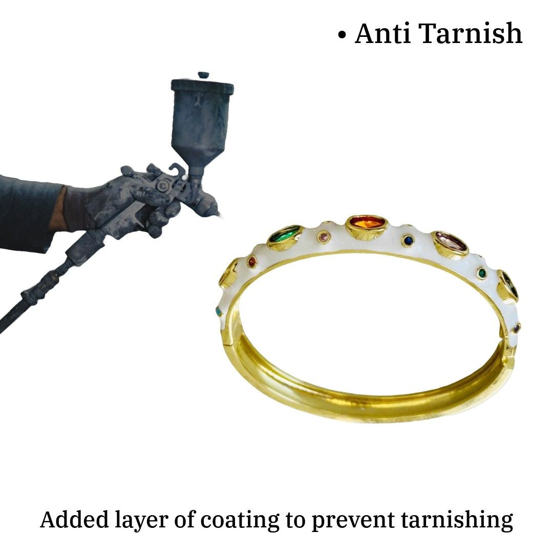 Candy Yum Yum Bracelet | Cotton White Kada