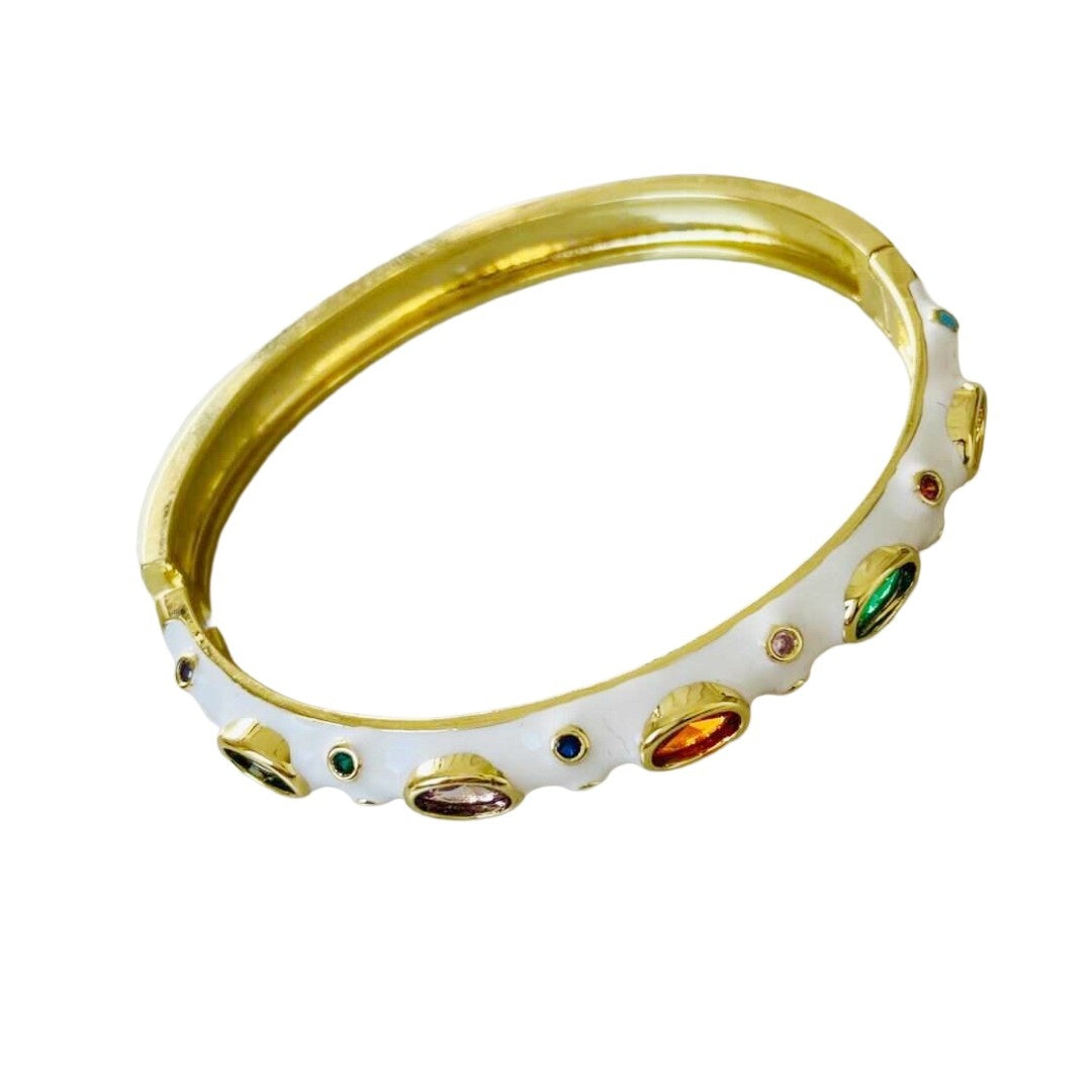 Candy Yum Yum Bracelet | Cotton White Kada