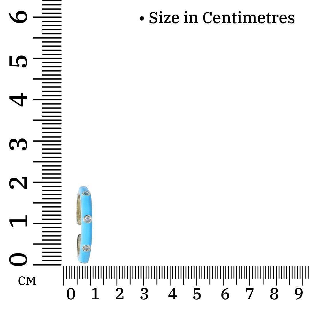 Fancy Rings for Women | Sky Blue Ring | Gold Plated Fancy for Women | Artificial Jewellery