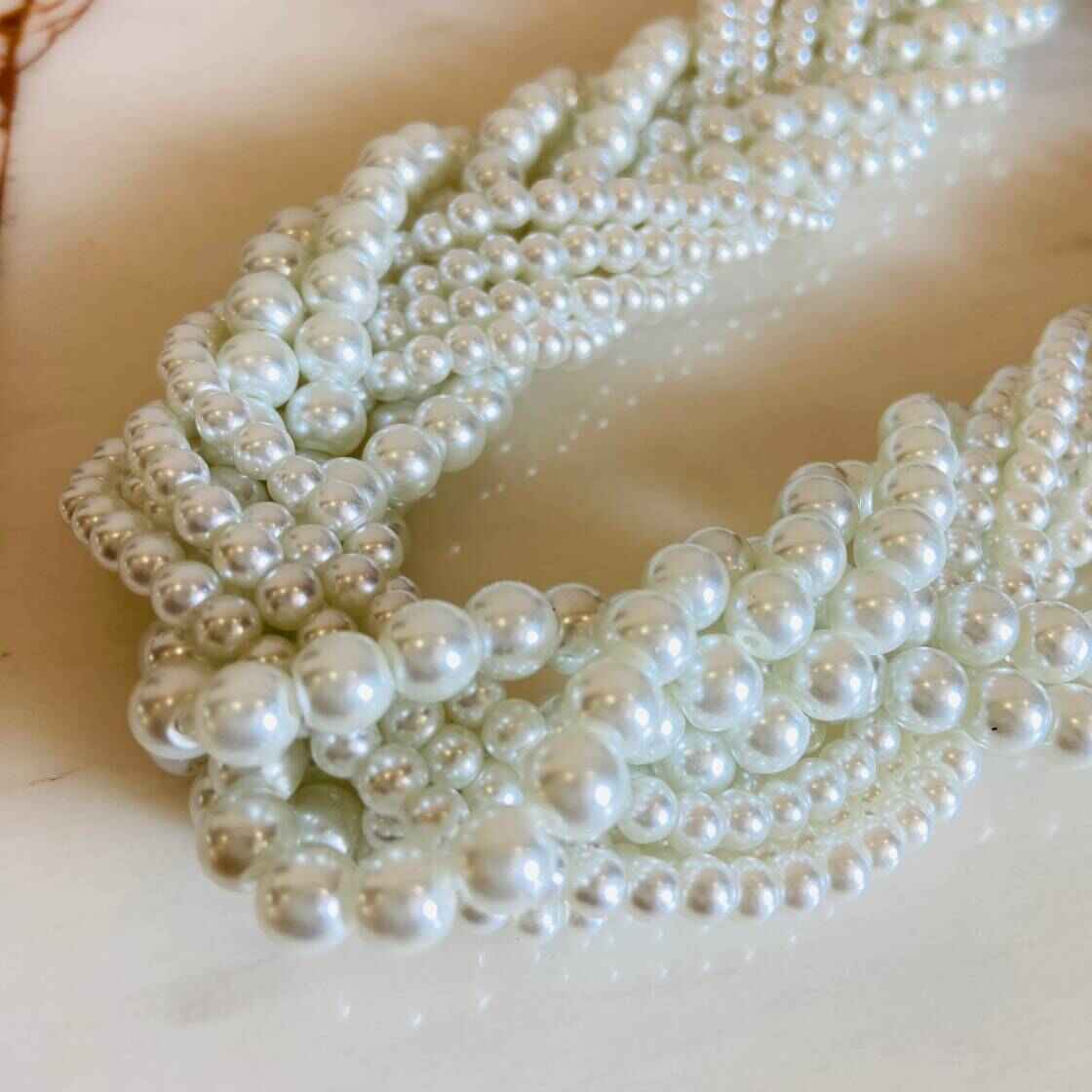 Multi Layered Pearl Necklace | By Jewellery Hat® | Fashion Jewellery