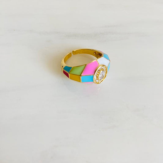 Diamond Ring | Multi Coloured | Fashion Jewellery | March 2023