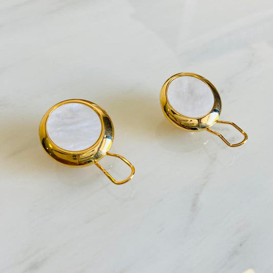 Pearl Studs Gold | Artificial Jewellery | Waterproof Earrings | Sale | April 2023